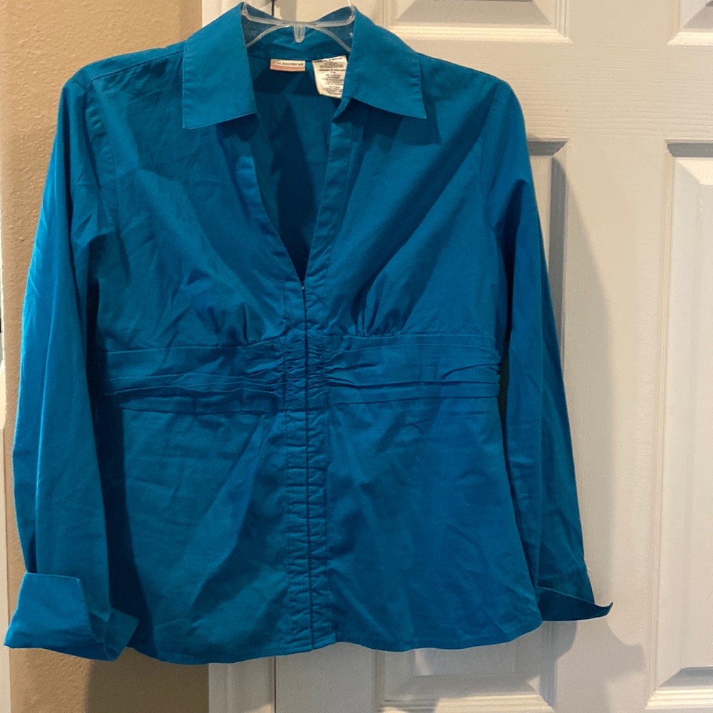 No Boundaries Stretch long-sleeved top